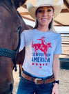 "Cowboy Up America" Classic T-Shirt