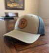 Circle Branded Leather Patch Hat