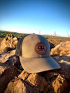 Circle Branded Leather Patch Hat