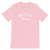 "Because He Lives." Women's Classic Tee